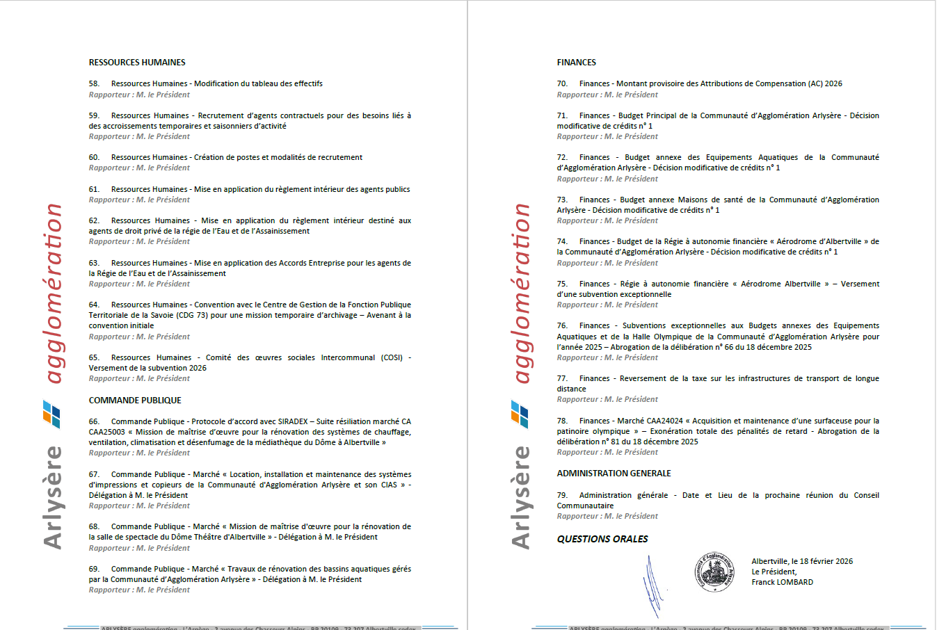 ODJ CONSEIL COMMUNAUTAIRE 25.02.26 P7.8